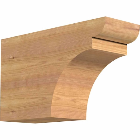 Ekena Millwork Yorktown Smooth Rafter Tail, Western Red Cedar, 5 1/2"W x 10"H x 16"L RFT06X10X16YOR00SWR
